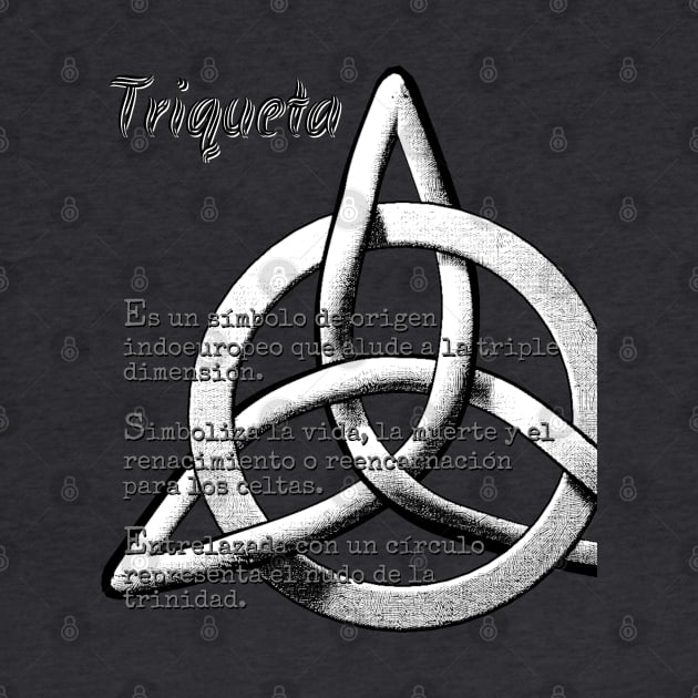 Triquetra with meaning (in spanish) by Dendros-Studio